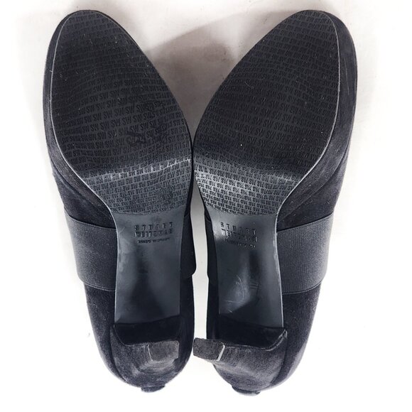 STUART WEITZMAN Kilgore Elastic Straps Suede Platform Ankle Booties - Picture 9 of 10